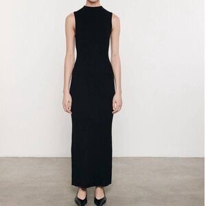 Elegant Black Sleeveless Mini Dress